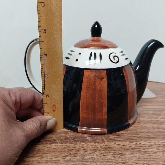 Vintage* 60s Canhome Handpainted Porcelain Teapot - Picture 11 of 12